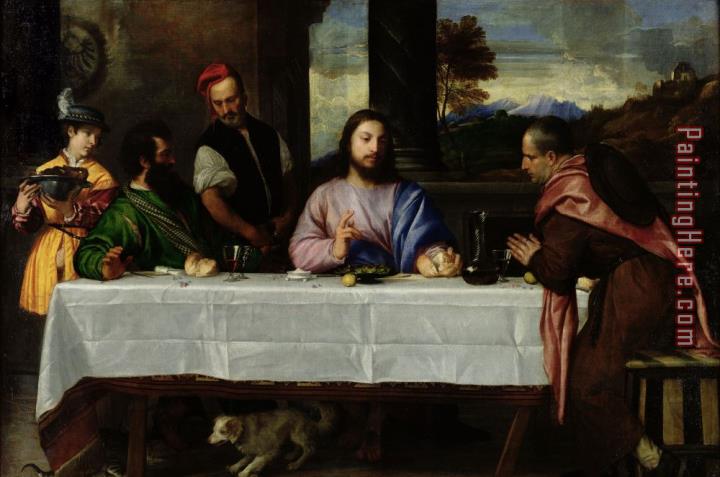 Titian The Supper at Emmaus